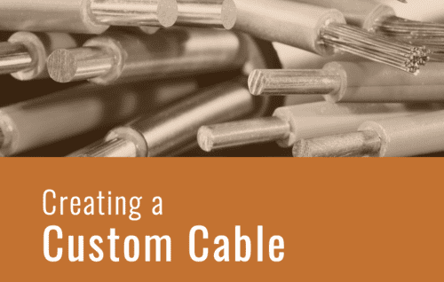 creating a custom cable guide